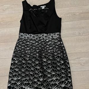 H&M silver black dress